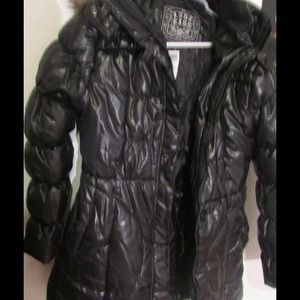 black winter jacket