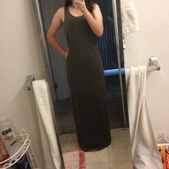 Olive Green Maxi Dress