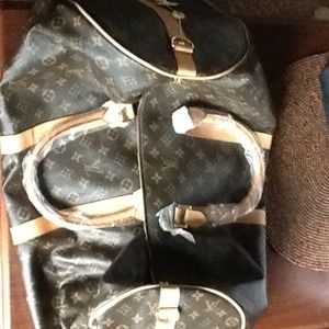 LV luggage bag