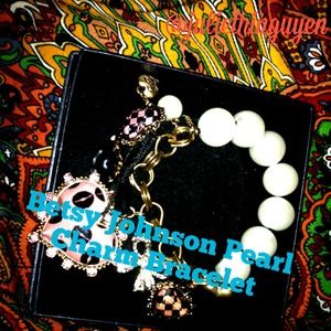 Betsey Johnson Pearl Bracelet