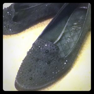 Black Spiked Oxfords