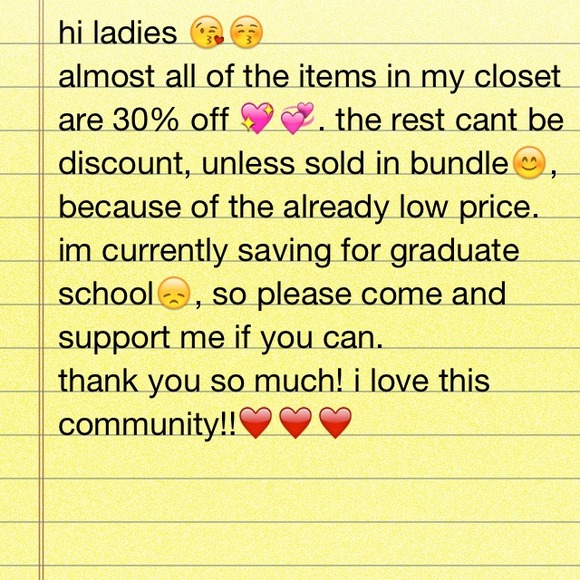 ❌Price⬇❌ 30% off almost everything in the closet