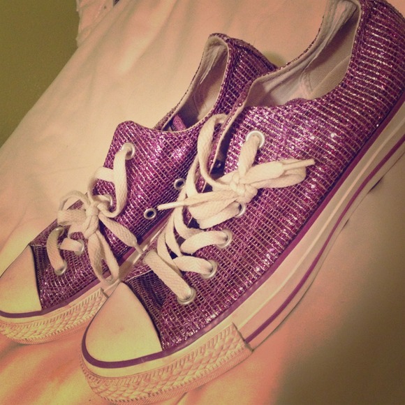 Purple Sequin CONVERSE All-Stars , 💜