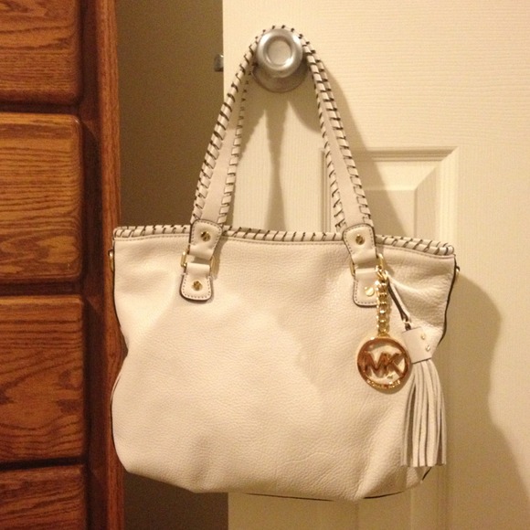 Michael Kors White Handbag