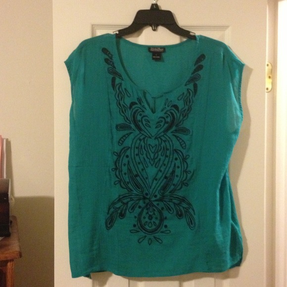 Lucky Brand Aqua Top