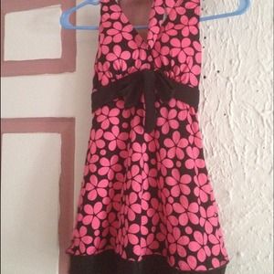 Beautiful Pink and Black Swimsuit