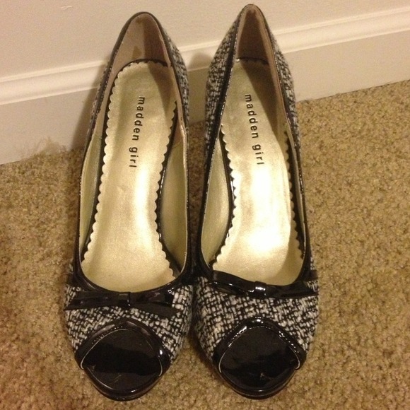 Black and White Pumps