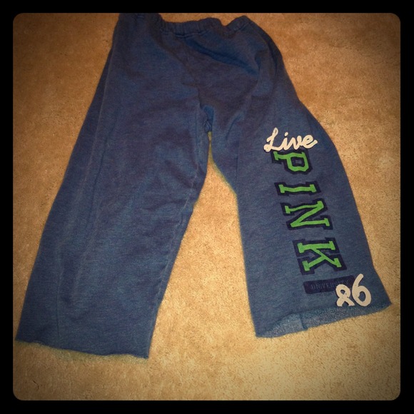 VS Pink cut off capris