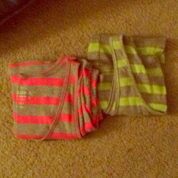 2 women's racer back tank tops