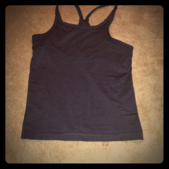 Gray workout tank