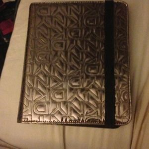 DKNY metallic iPad case