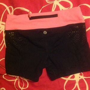 RESERVED lulu lemon shorts and hoodie bundle