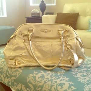 ✨ Reduced - Elliott Lucca Metallic Leather Handbag