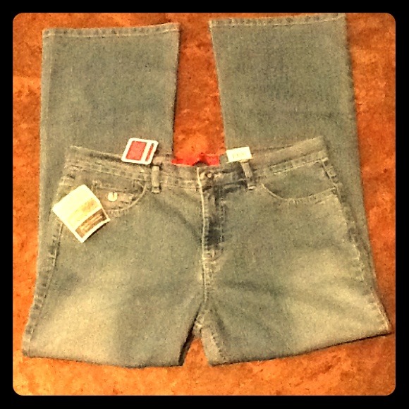 Jeans with tags