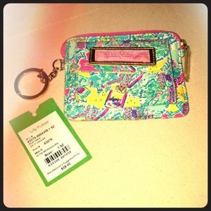 Lilly Pulitzer Zip It mini wallet In the Beginning