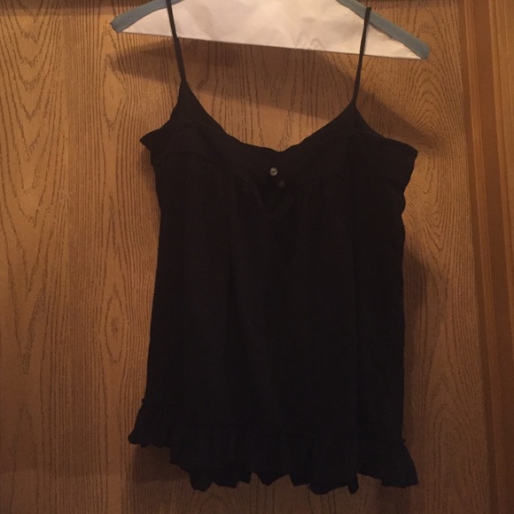 Black & White Keyhole Tank, Size M - Picture 3 of 4