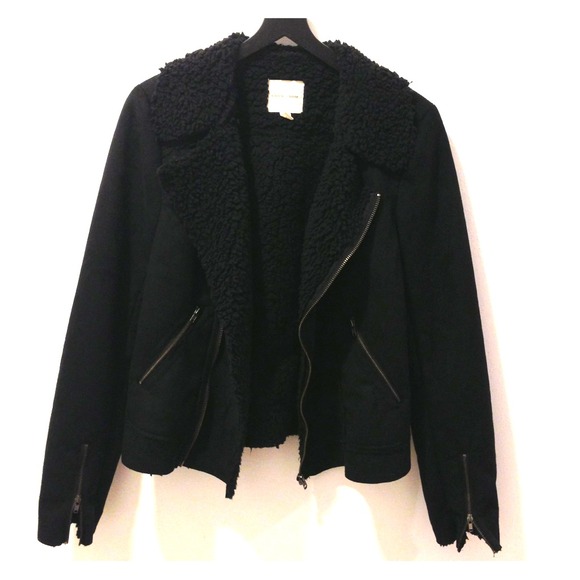 Urban Outfitters Faux Suede and Sheepskin Jacket