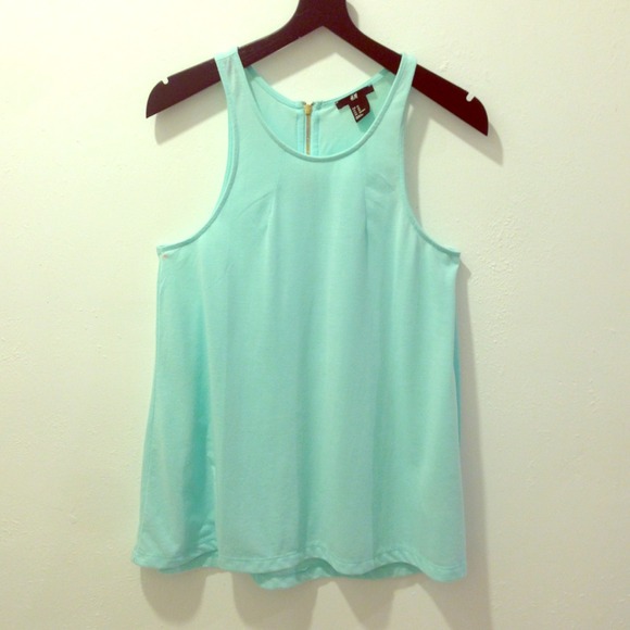 ❌BUNDLED&SOLD❌ H&M Baby Blue Tank Top