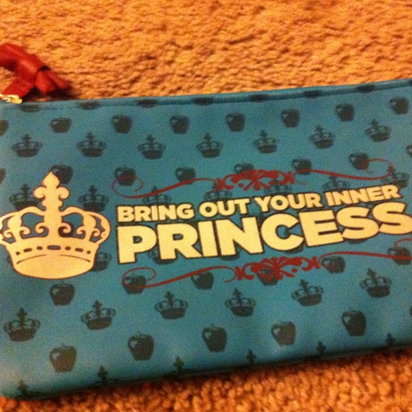 A purse with princess writing
