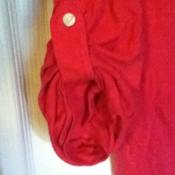 hot pink quarter length sleeved  shirt - Picture 3 of 3