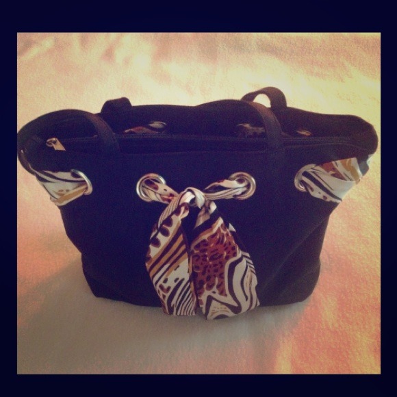 Animal print handbag