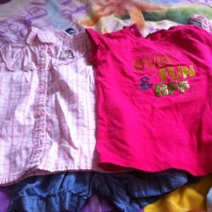 Hello kitty top and Circo top size 5-6 yr