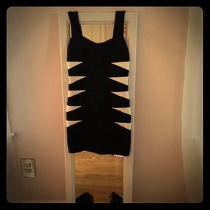 Forever 21 Black & White Bodycon Dress