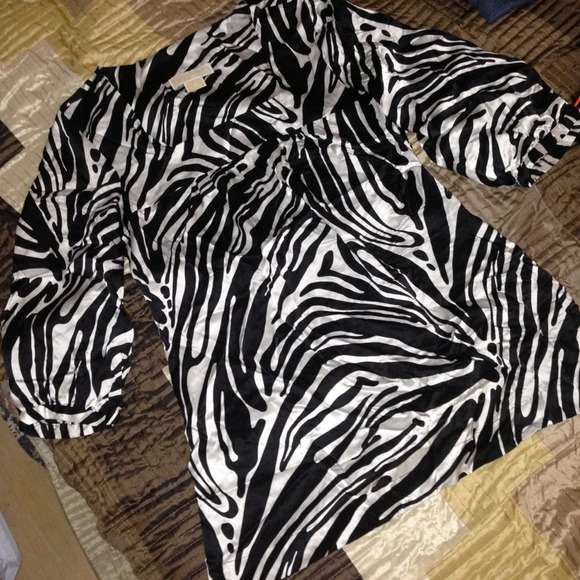 Michael Kors Dresses & Skirts - ⚡️FINAL PRICE⚡️Michael Kors zebra print tunic