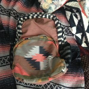 Tribal soft canvas back pack