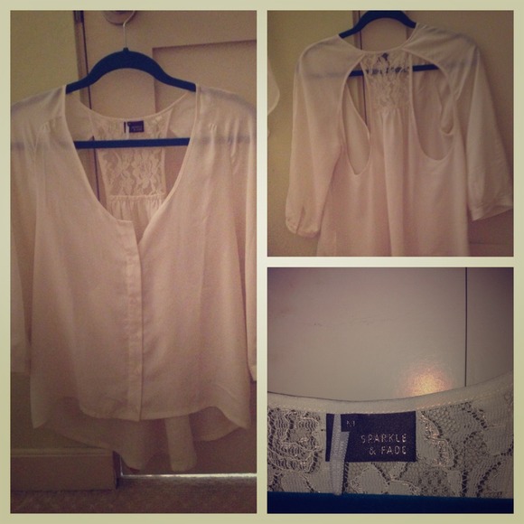 Urban outfitters white blouse
