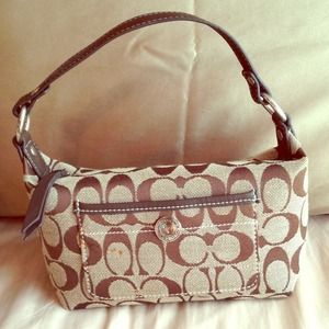 Authentic small coach purse