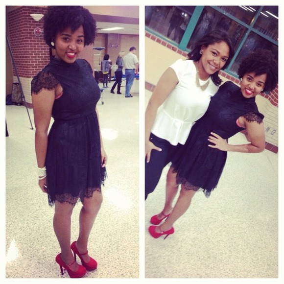 Black cocktail dress