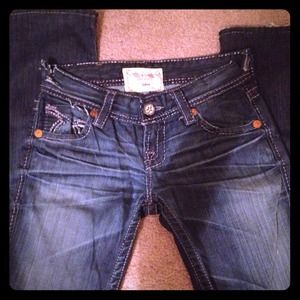 SOLD---Big star by buckle jeans size 25 long