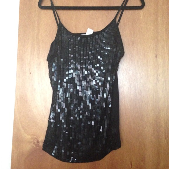 Beaded & sequin top