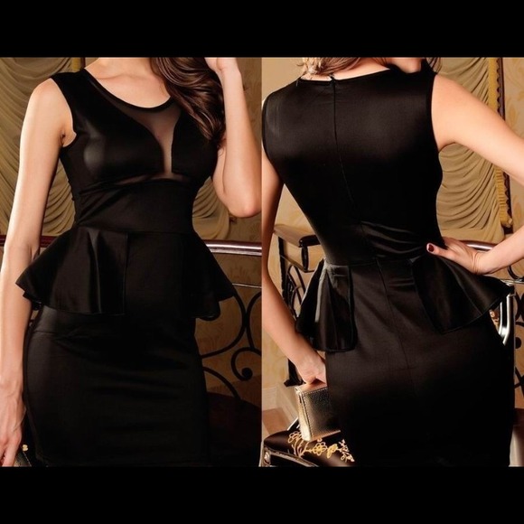 LBD Peplum dress XL