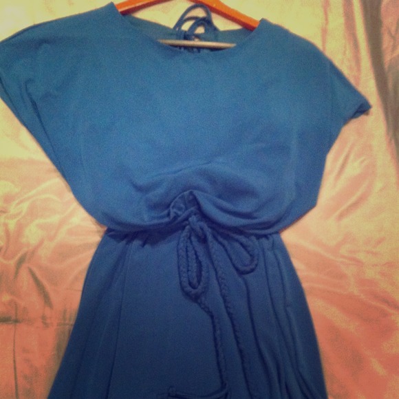 Blue dress