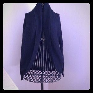 Lulu Lemon Shawl-collar wrap/cardigan w/pockets
