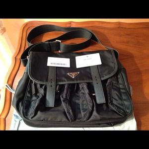 ******SOLD********Authentic PRADA messenger bag.