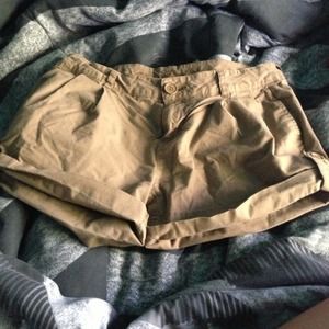 Brown shorts