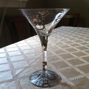 Wedding martini glass