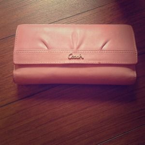 Pink Coach Wallet