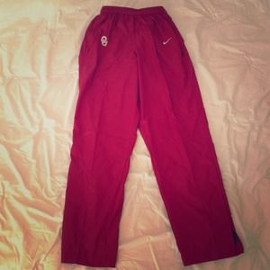OU Nike track pants