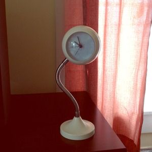 MOD Table Clock with Alarm and Flexible Arm