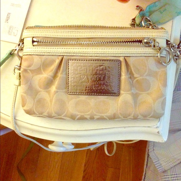 Coach cross-body clutch