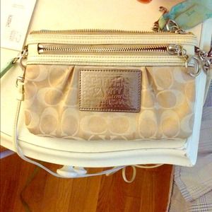 Coach cross-body clutch