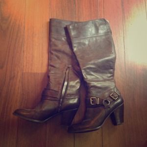 Brown Leather Boots
