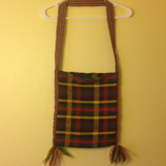 Rasta colored bohemian purse