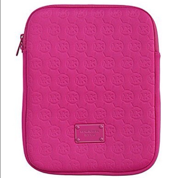 Michael Kors Neoprene iPad Case Lacquer Pink