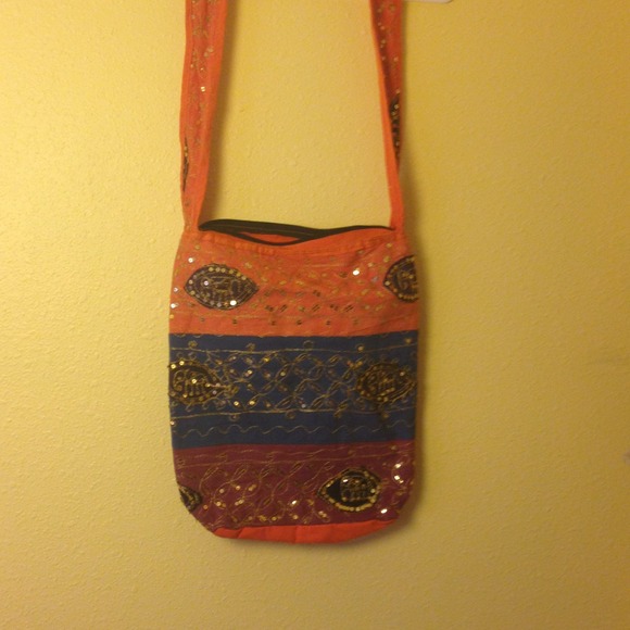 Cross body purse from India