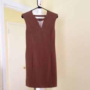 Camel color dress